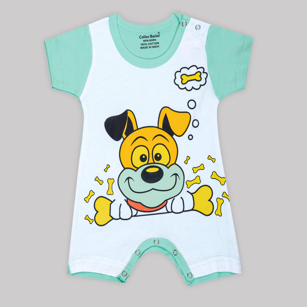 Plastisol Printed Infant Romper