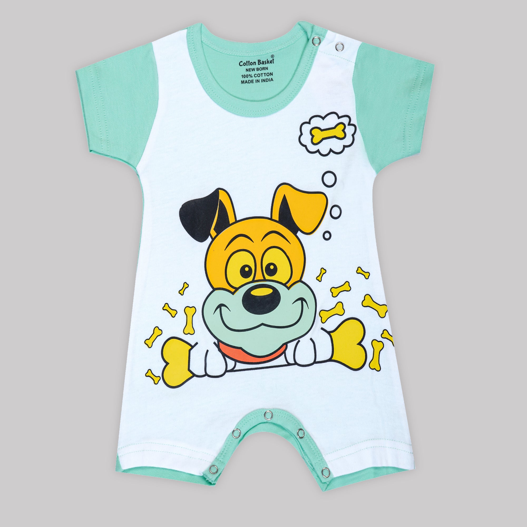 Plastisol Printed Infant Romper