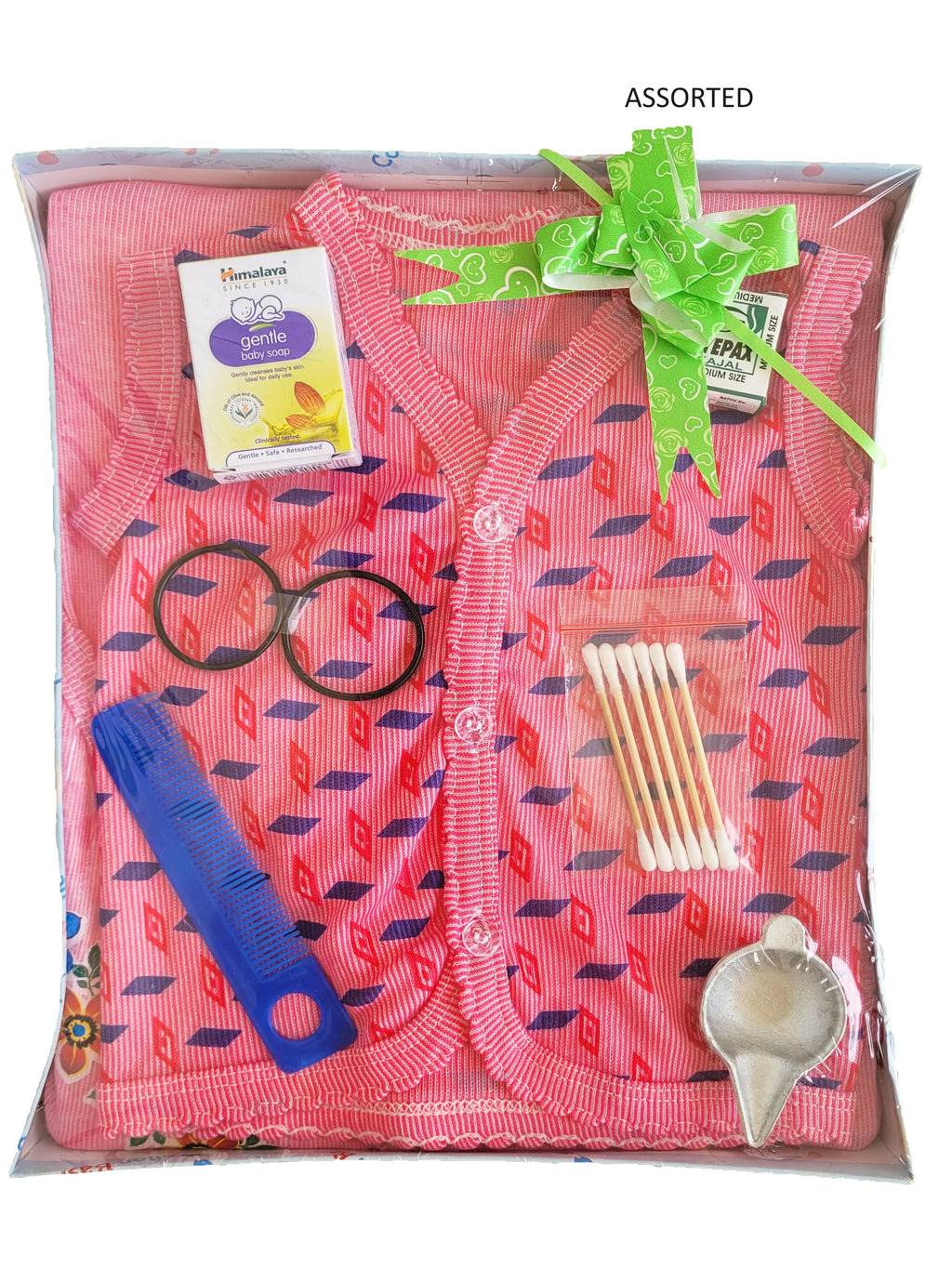 Hosiery Knitted Cotton Blend Newborn Baby Gift Set