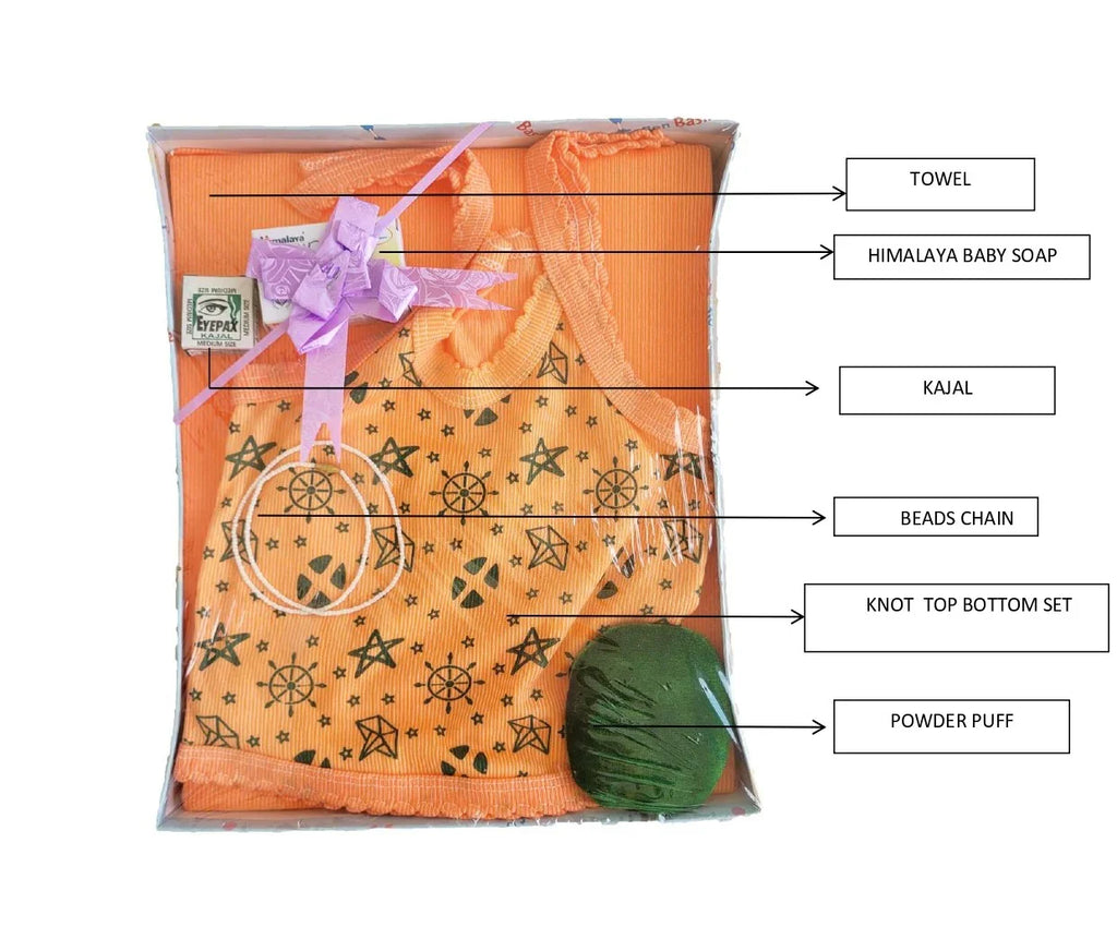 Cotton Blend Just Born Baby Gift Set