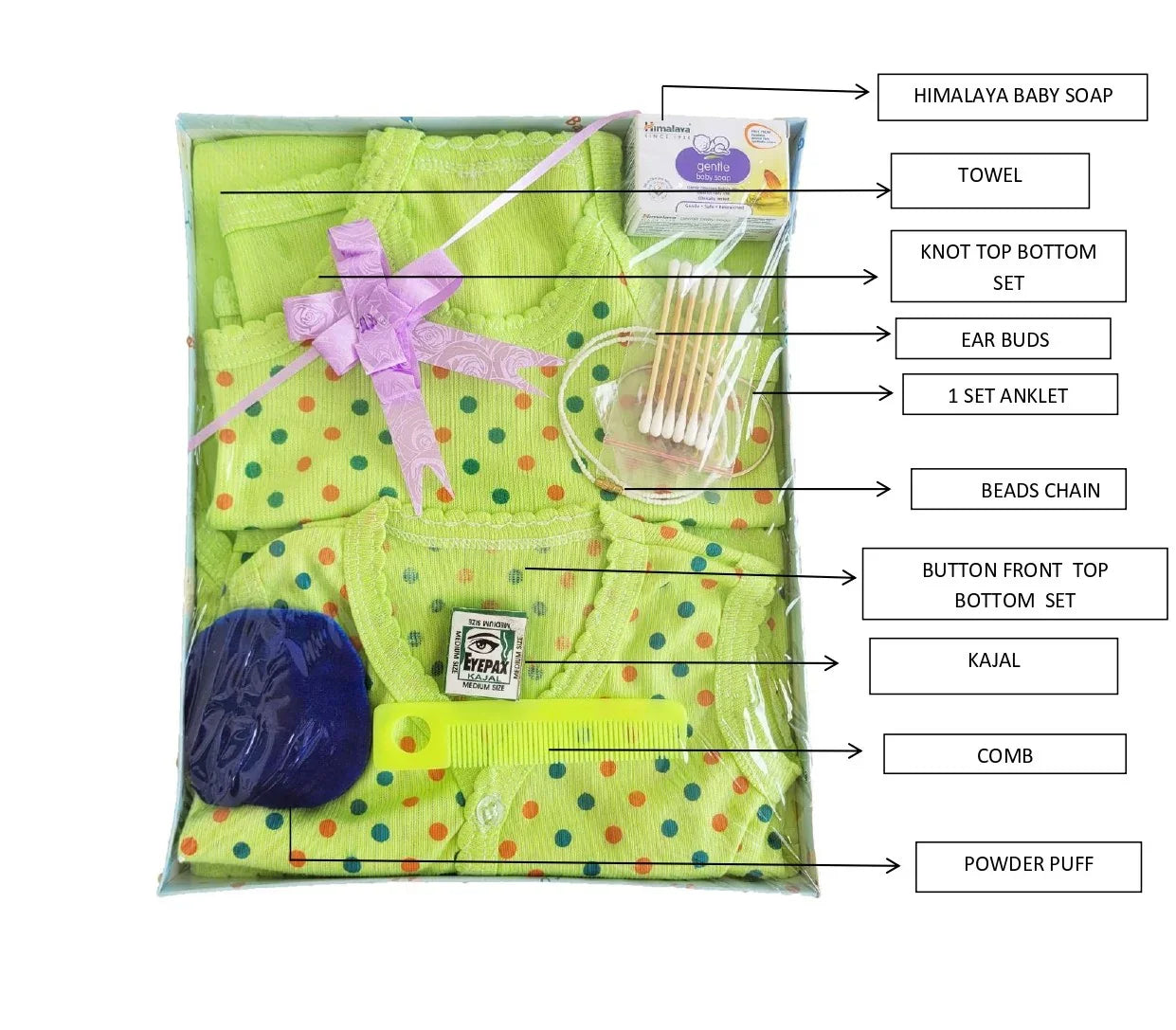 Hosiery Polycotton Baby Gift Set