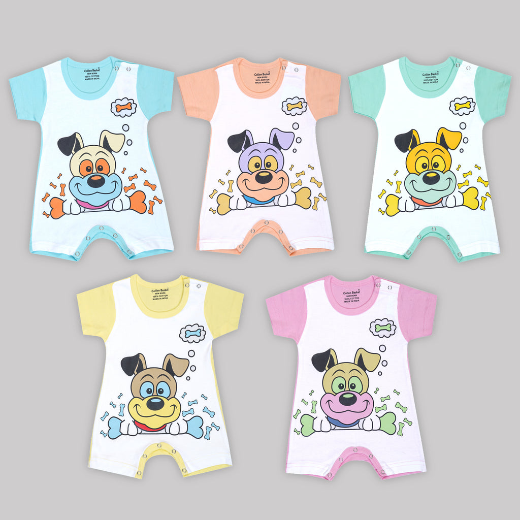 Plastisol Printed Infant Romper