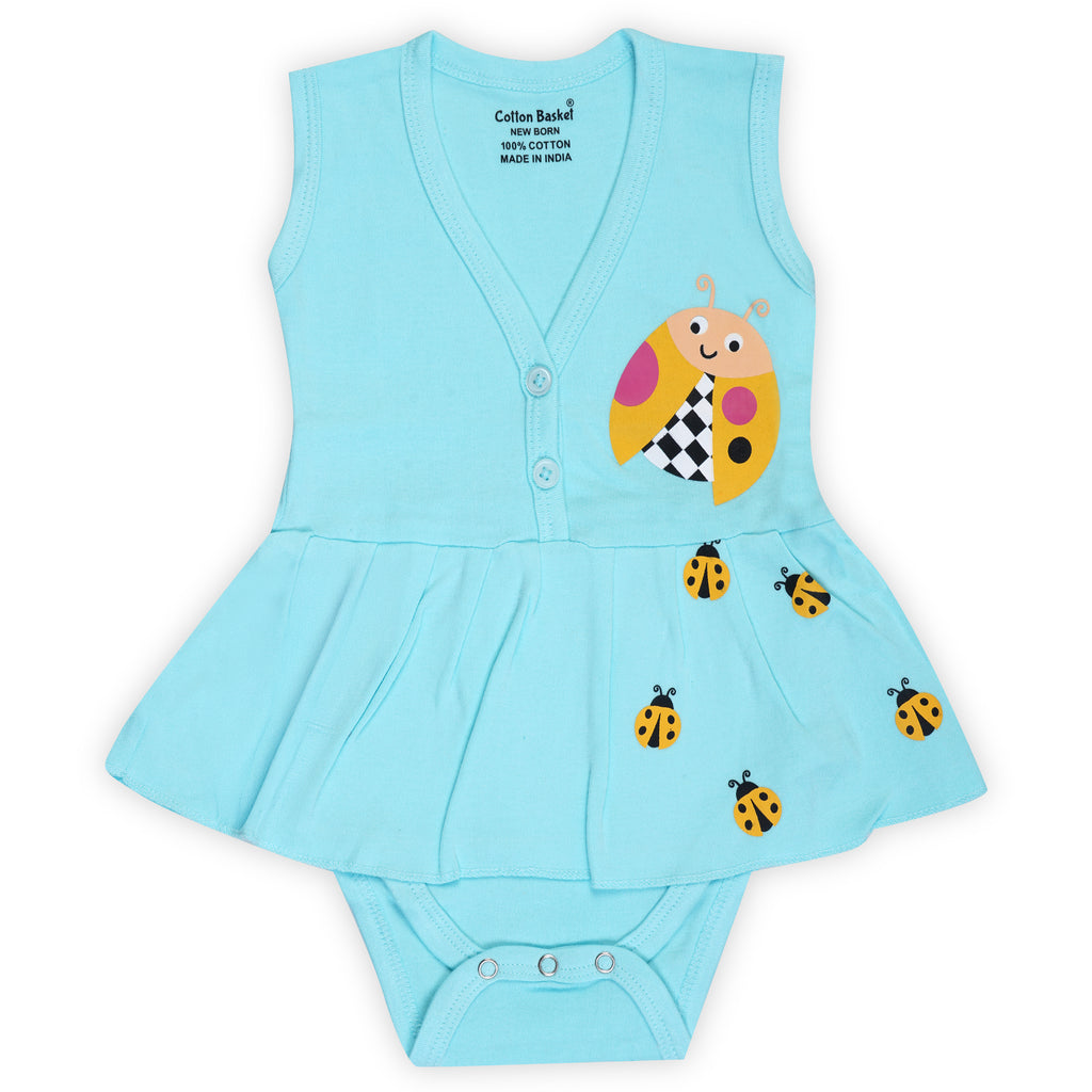 Interlock Romper Style Baby Frock