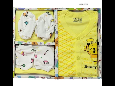Soft Combed Cotton Baby Gift Set
