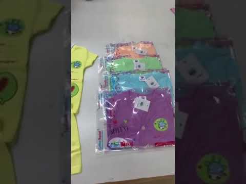 Front-Open Interlock Combed Cotton Newborn Garment