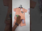 Cartoon Elephant Print Newborn Baby Top & Shorts Set