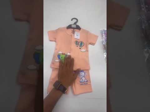 Cartoon Elephant Print Newborn Baby Top & Shorts Set